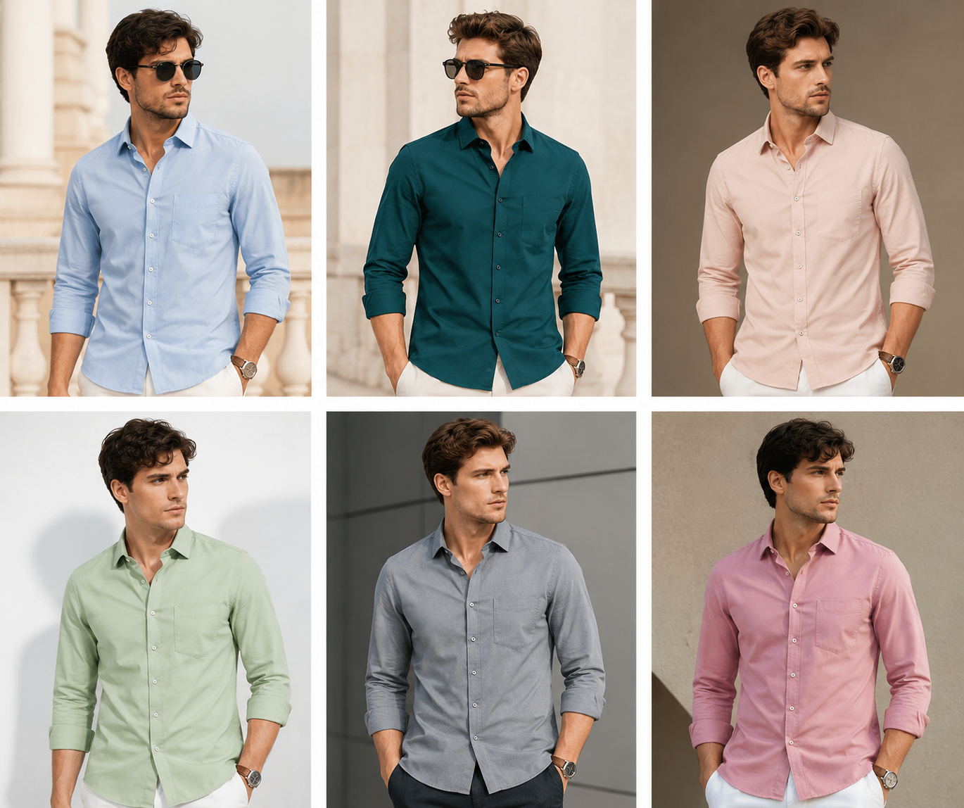 Cotton Shirt Grey