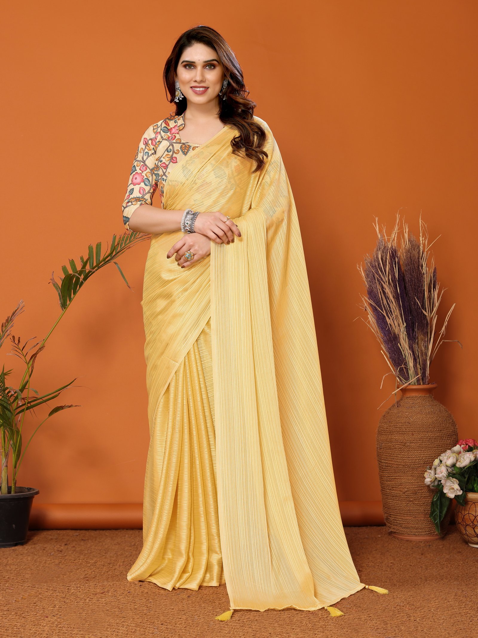 KALAMKARI-YELLOW